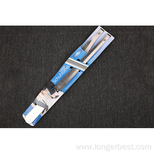 Durable stainless steel shoehorn long and short set